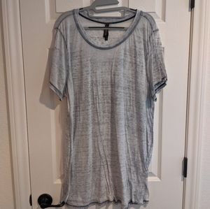 Torrid Light Blue Burnout Tee